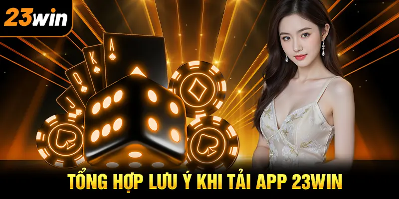 Tổng hợp lưu ý khi tải app 23win